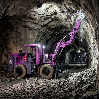 Dust Removal Mining Tunnel Drilling Rig Rock Breaking and Scaling Functions Underground Scaling Drilling Machine