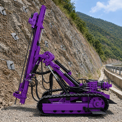 Fully Pneumatic DTH Drilling Rig Flexible Maneuverability Mining Equipment Rotary Blasthole Drilling Machine  